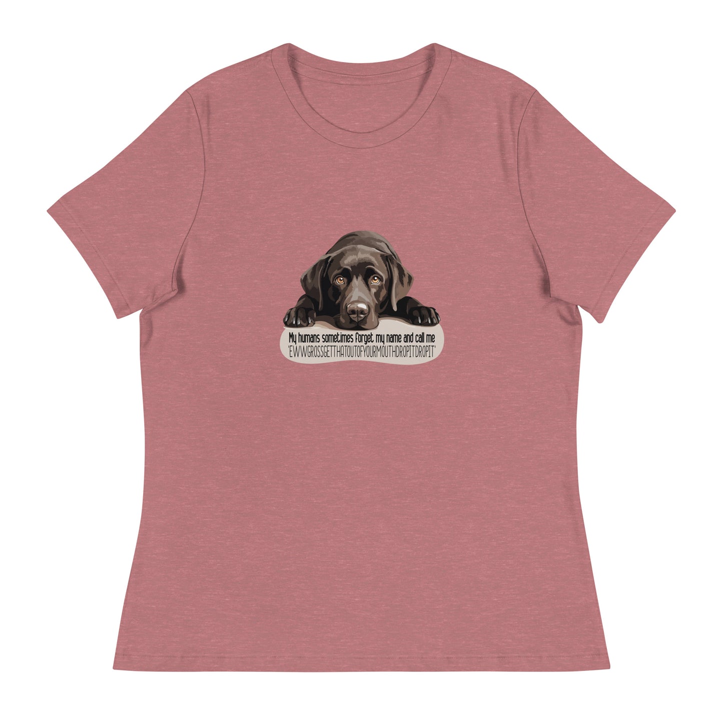 My Human Sometimes Forgets Women's Relaxed T-Shirt