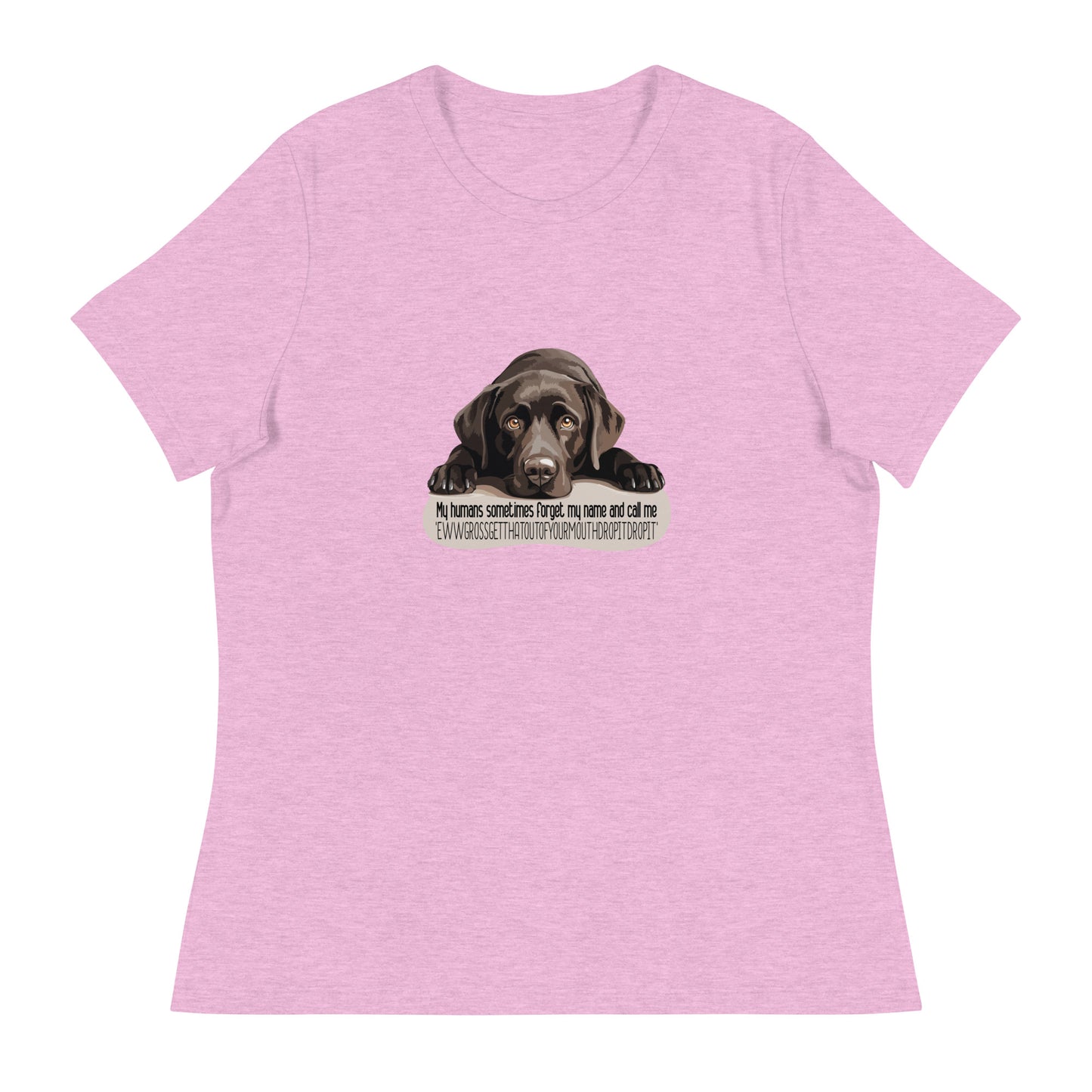 My Human Sometimes Forgets Women's Relaxed T-Shirt