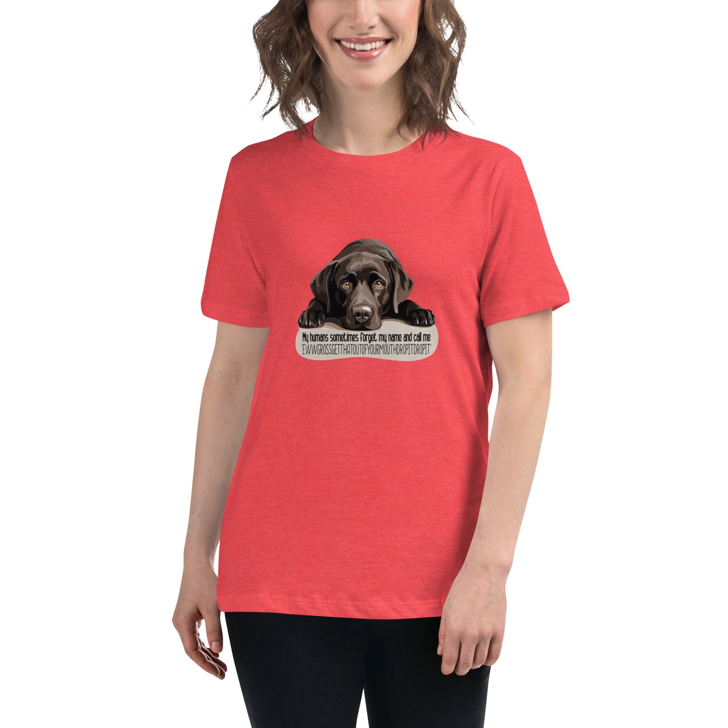 My Human Sometimes Forgets Women's Relaxed T-Shirt