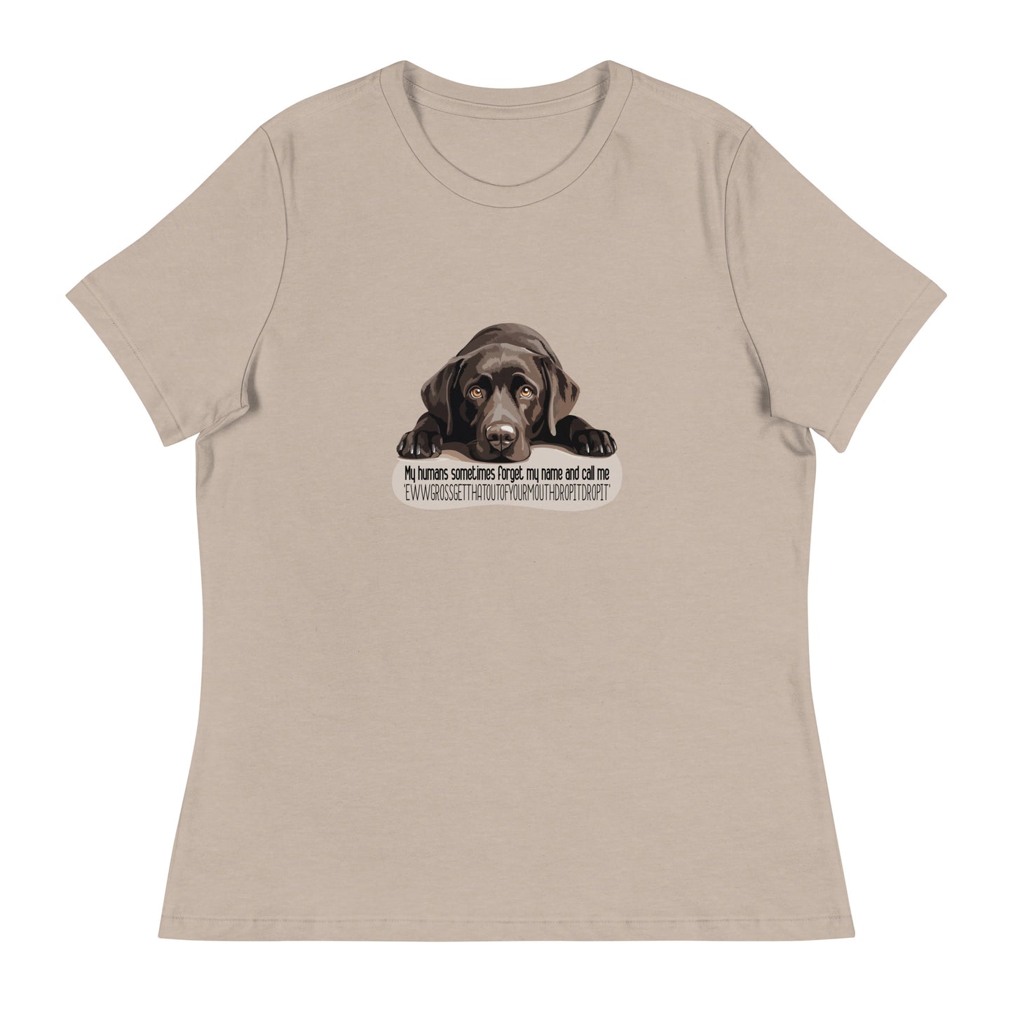 My Human Sometimes Forgets Women's Relaxed T-Shirt