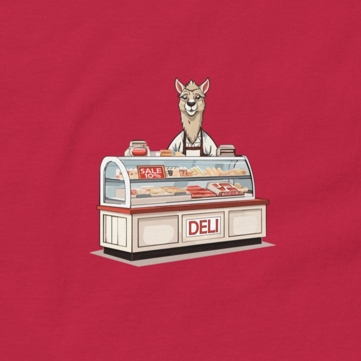 Llama At The Deli Men's classic tee