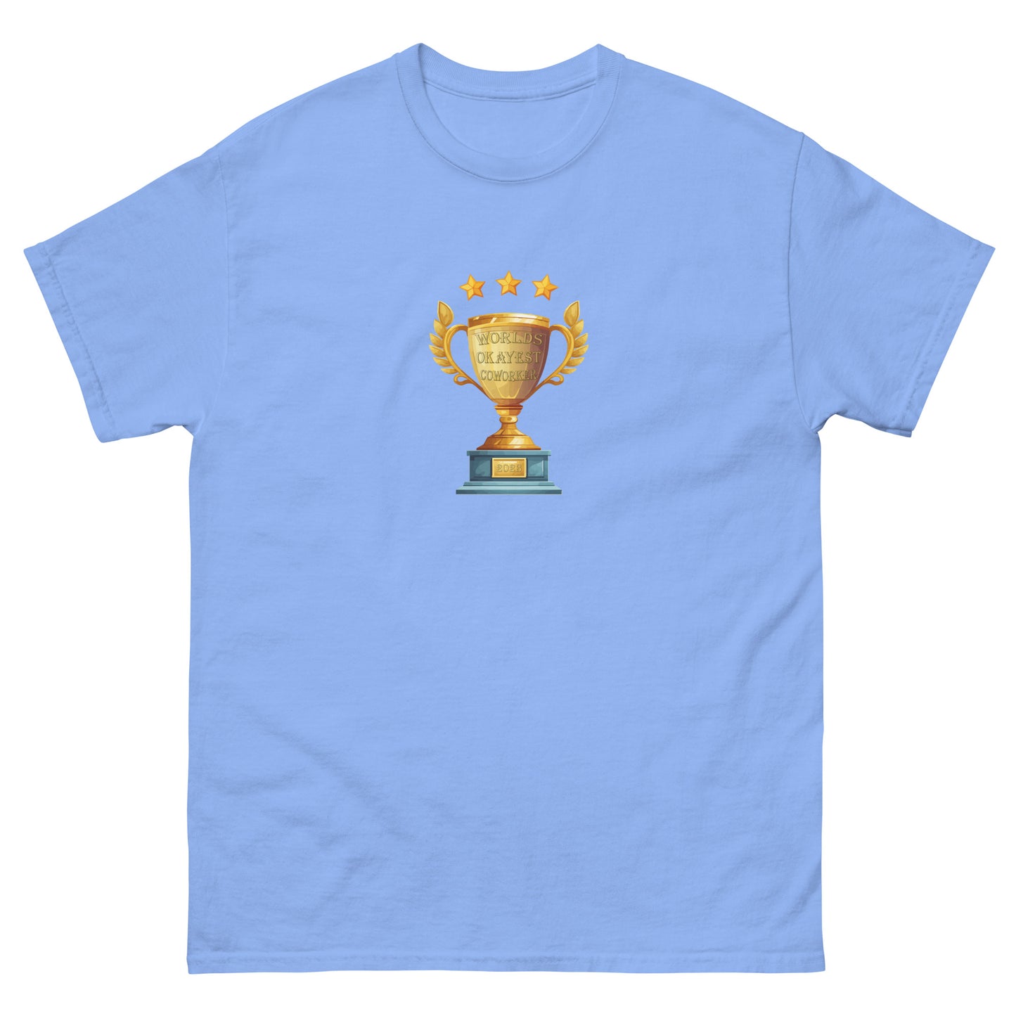 Worlds Okayest Coworker 2023 Men's classic tee