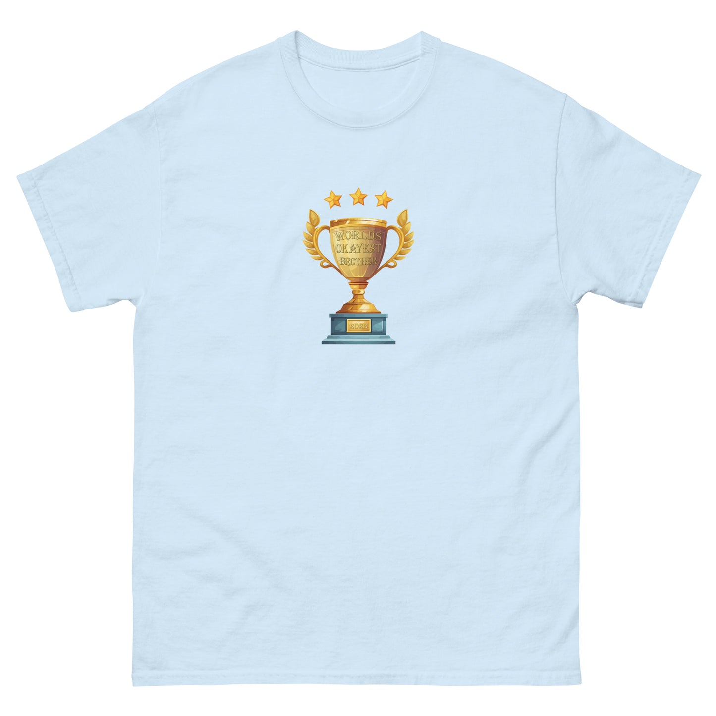 Worlds Okayest Brother 2023 Men's classic tee