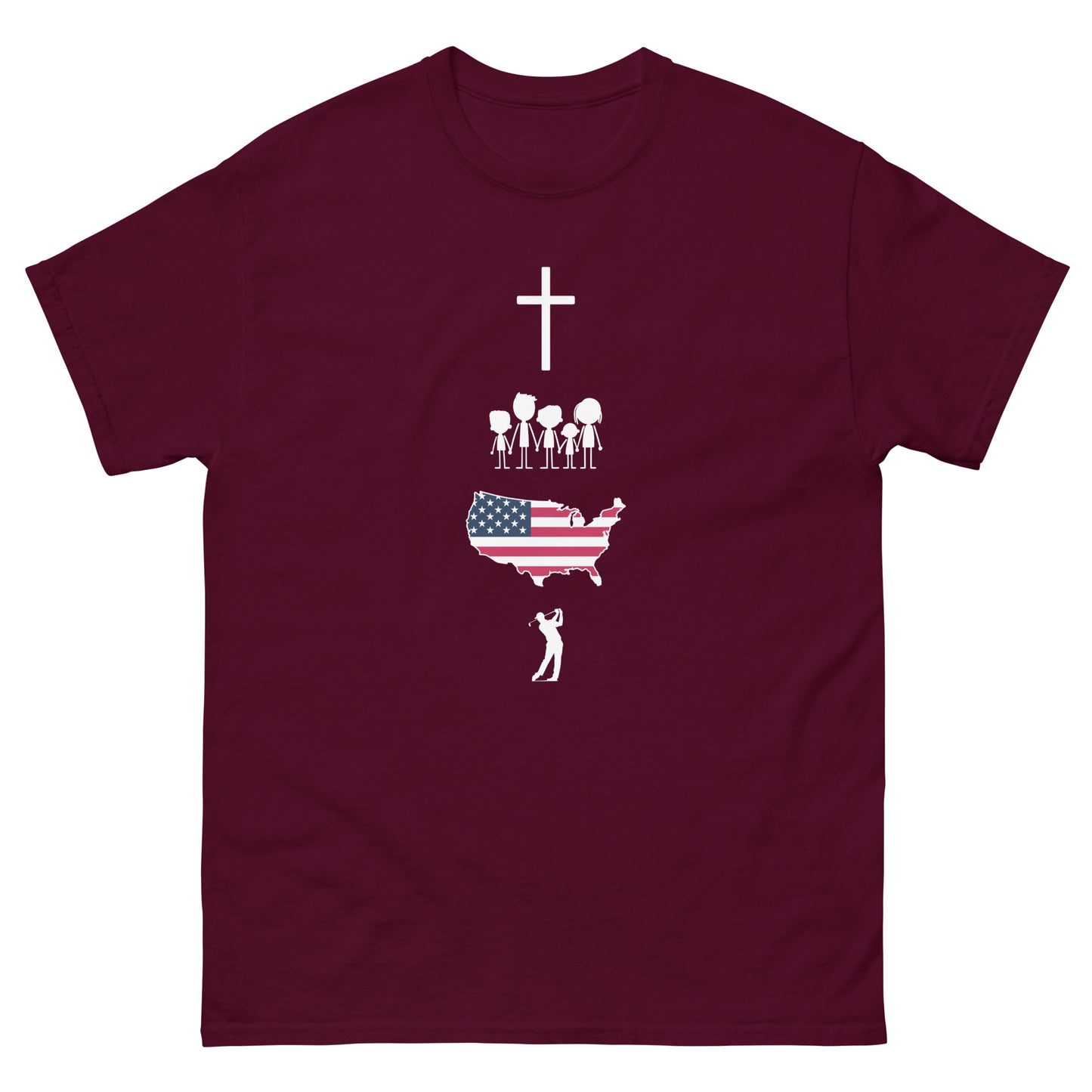 Faith Family Freedom and Golf Men's classic tee