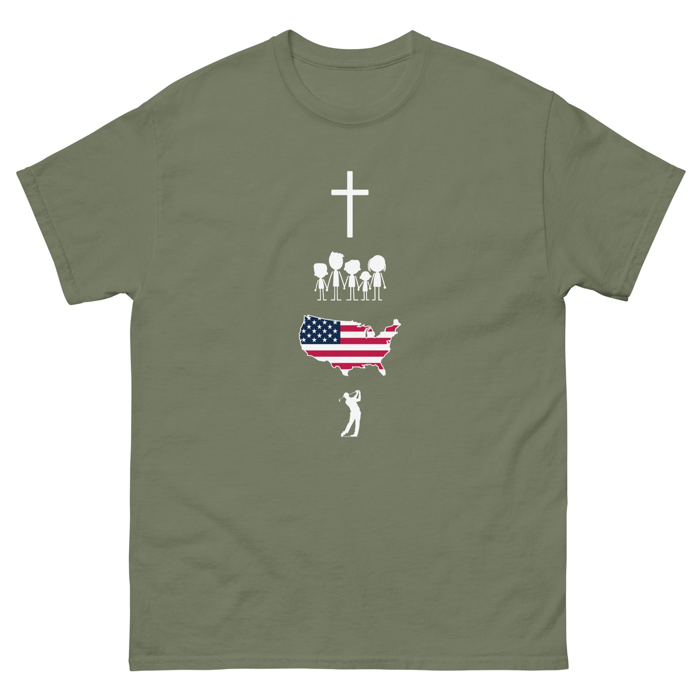 Faith Family Freedom and Golf Men's classic tee