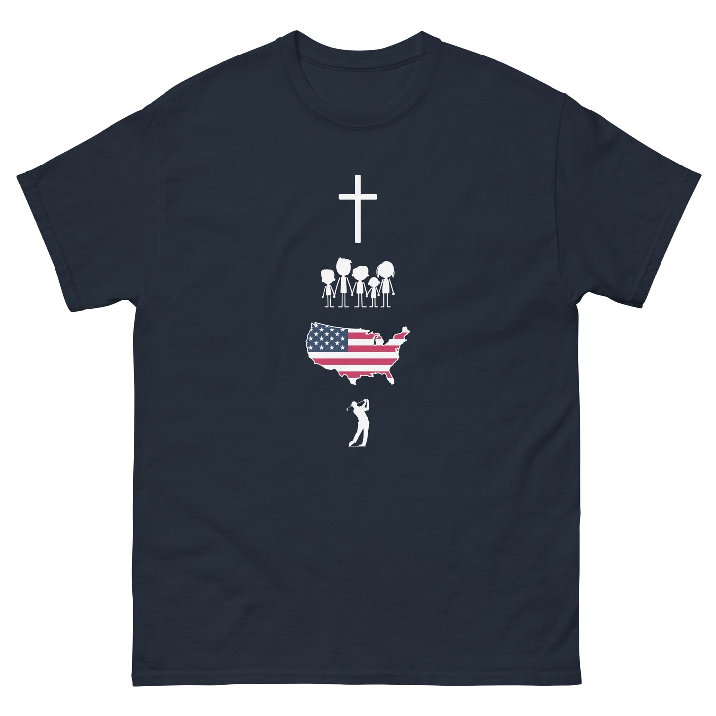 Faith Family Freedom and Golf Men's classic tee