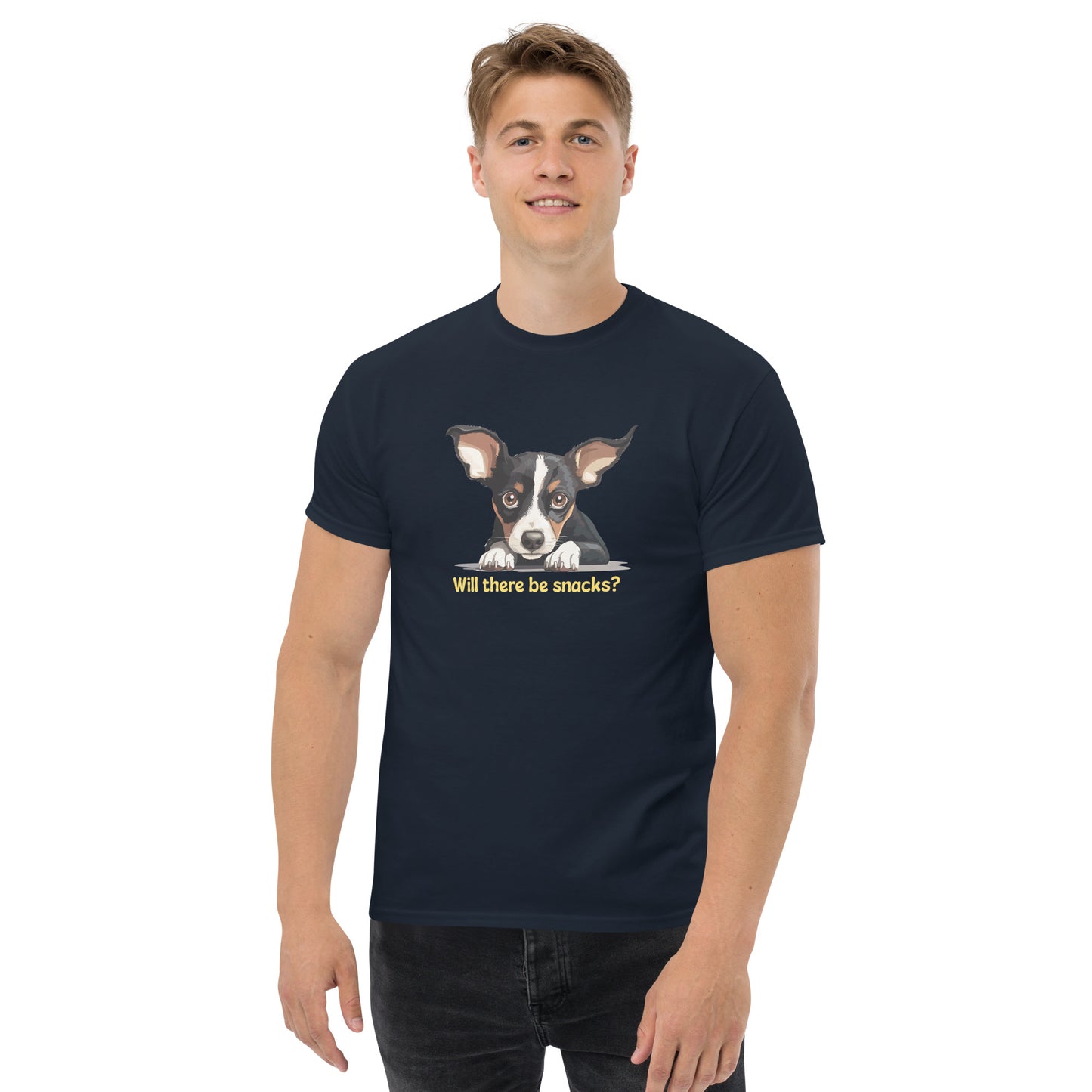 Will There Be Snacks Men's classic tee