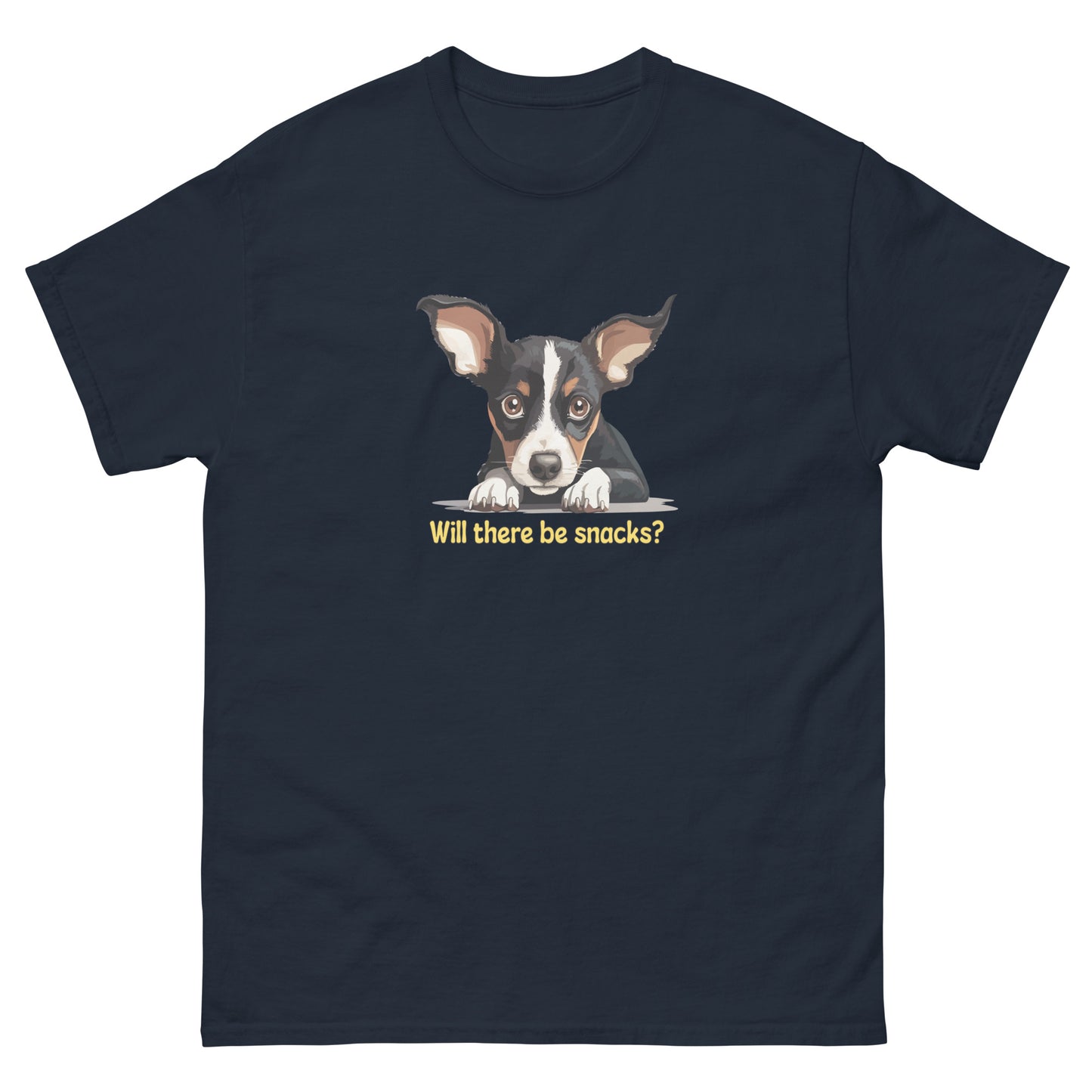 Will There Be Snacks Men's classic tee