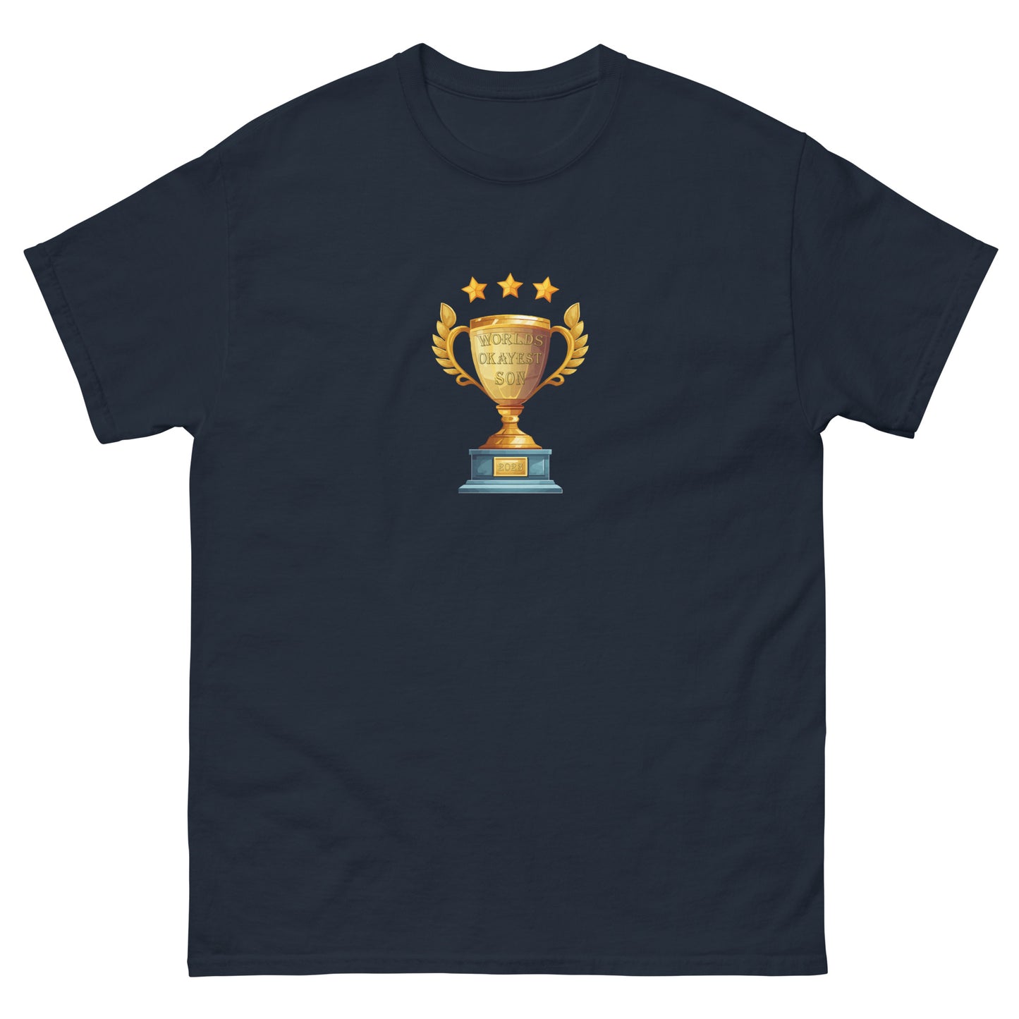 Worlds Okayest Son 2023 Men's classic tee