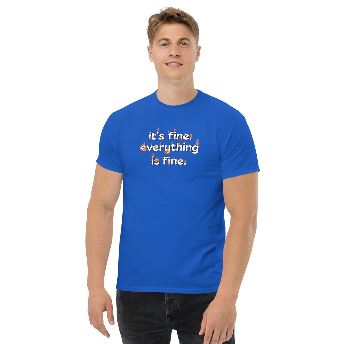 It's Fine Everything is Fine Men's classic tee