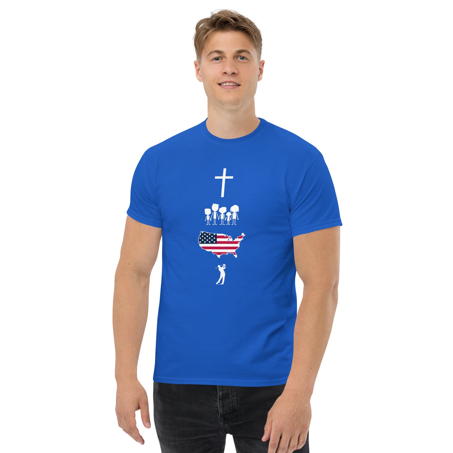 Faith Family Freedom and Golf Men's classic tee