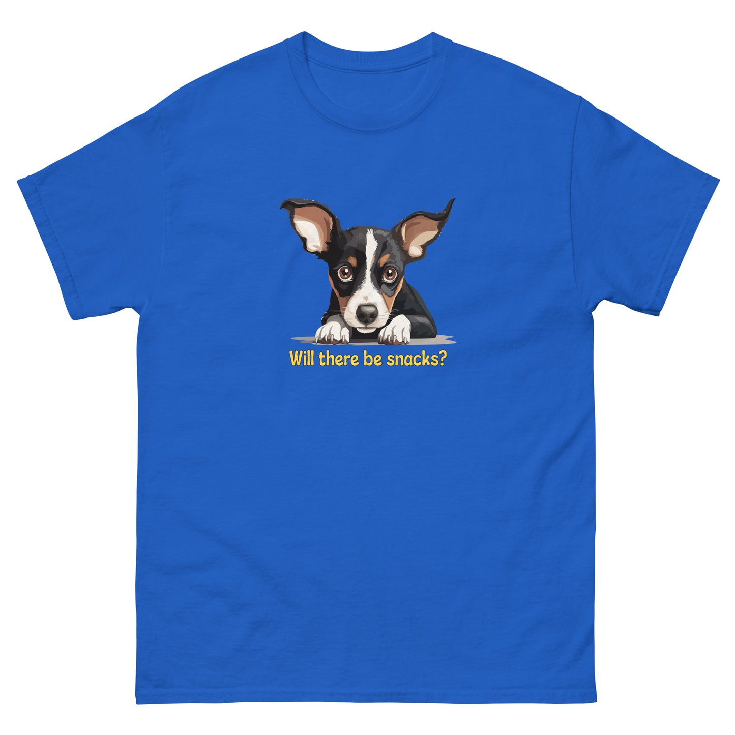 Will There Be Snacks Men's classic tee