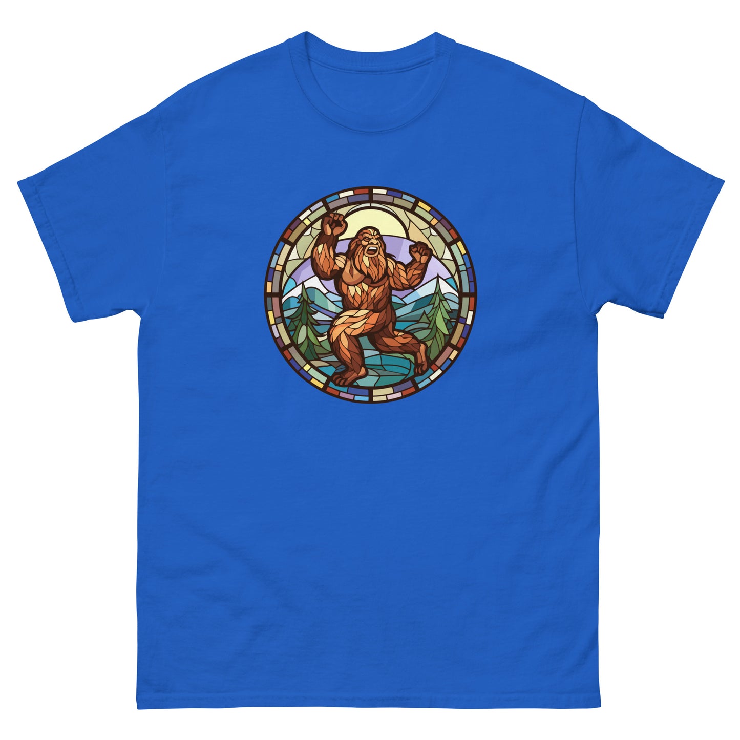 Stained Glass Sasquatch Men's classic tee