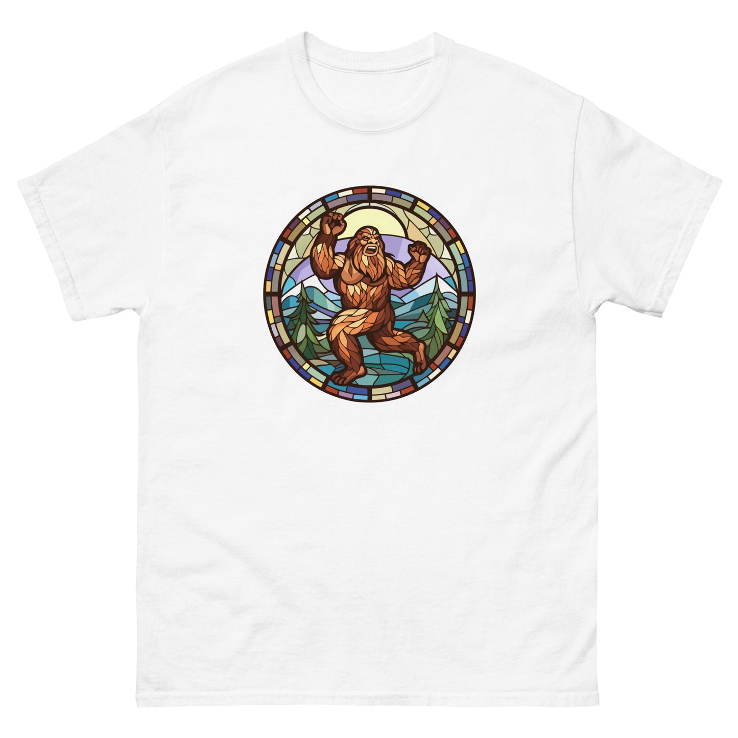 Stained Glass Sasquatch Men's classic tee