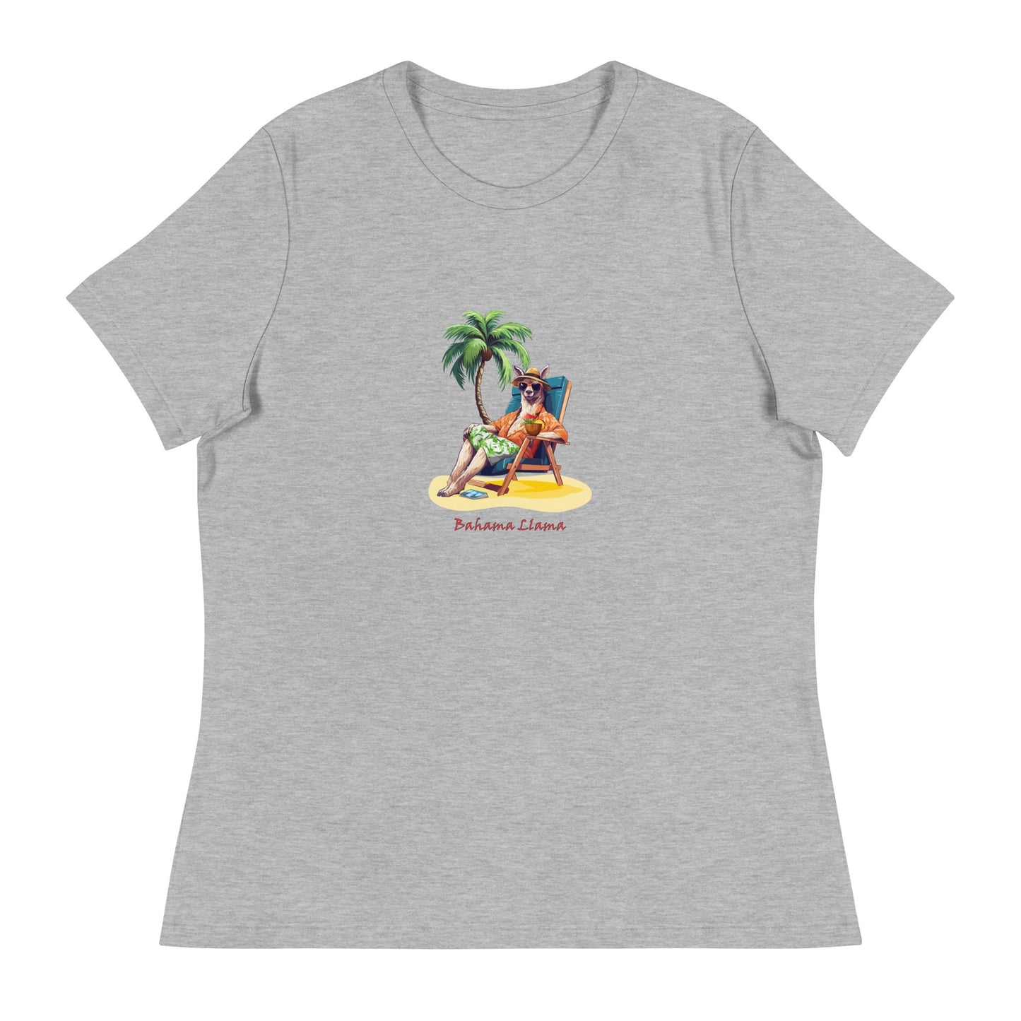 Bahama Llama Women's Relaxed T-Shirt