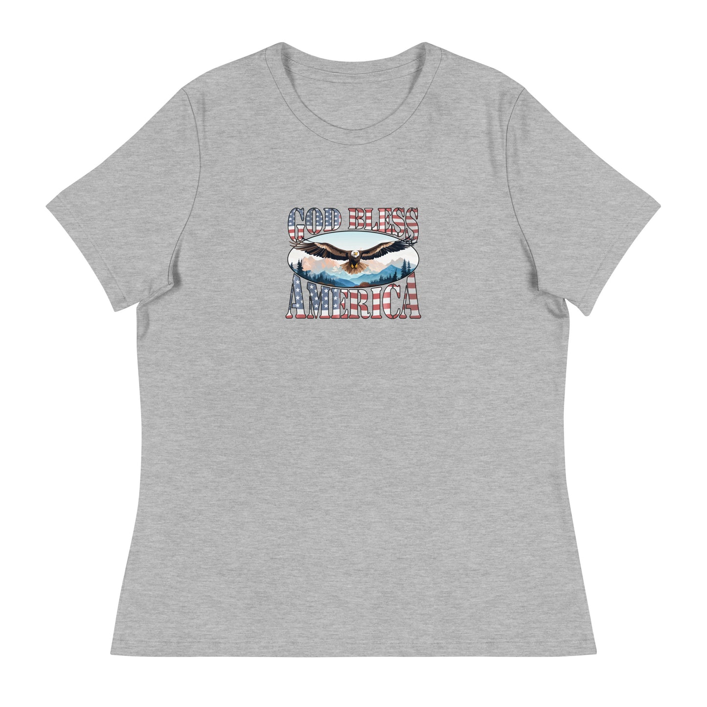 God Bless America Women's Relaxed T-Shirt