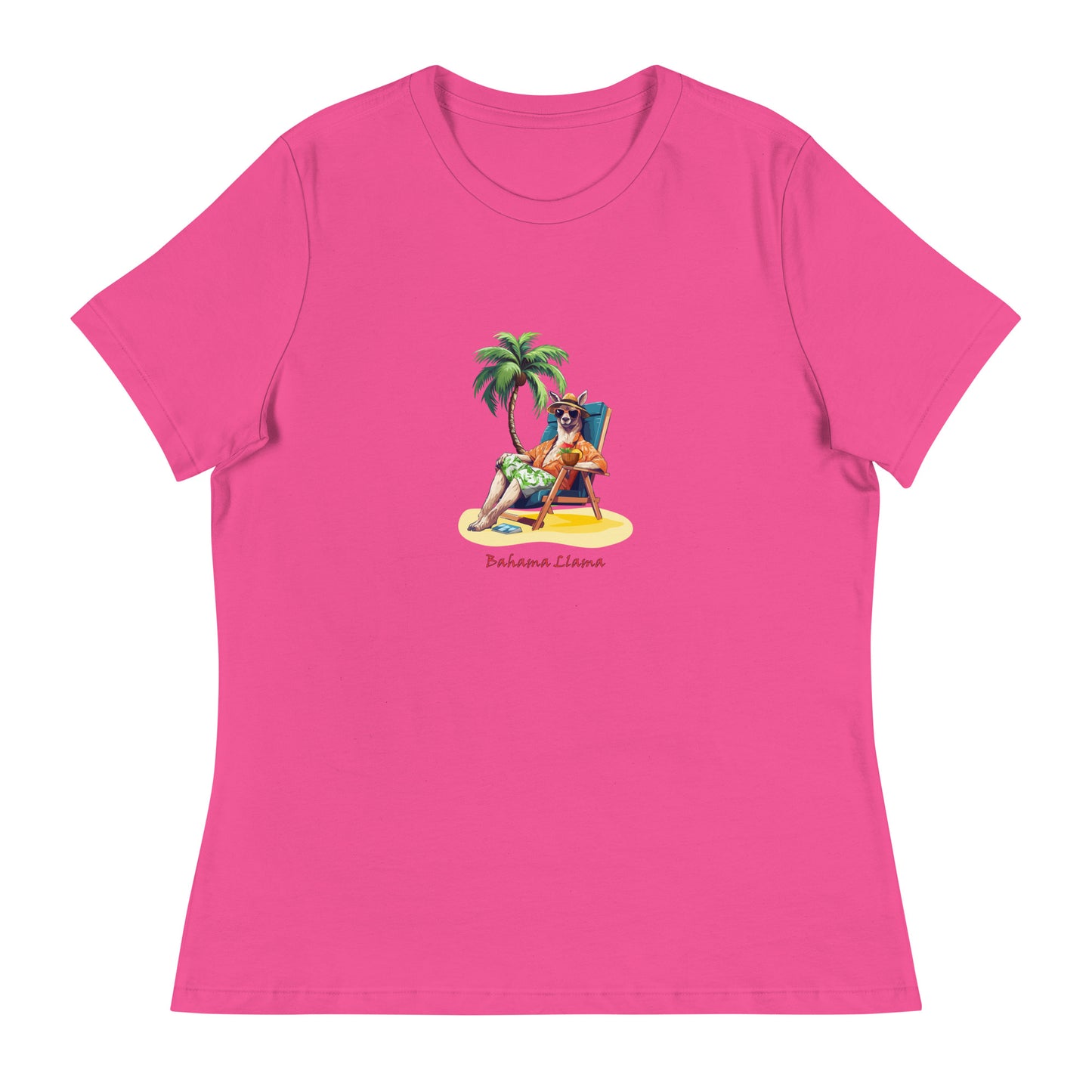 Bahama Llama Women's Relaxed T-Shirt