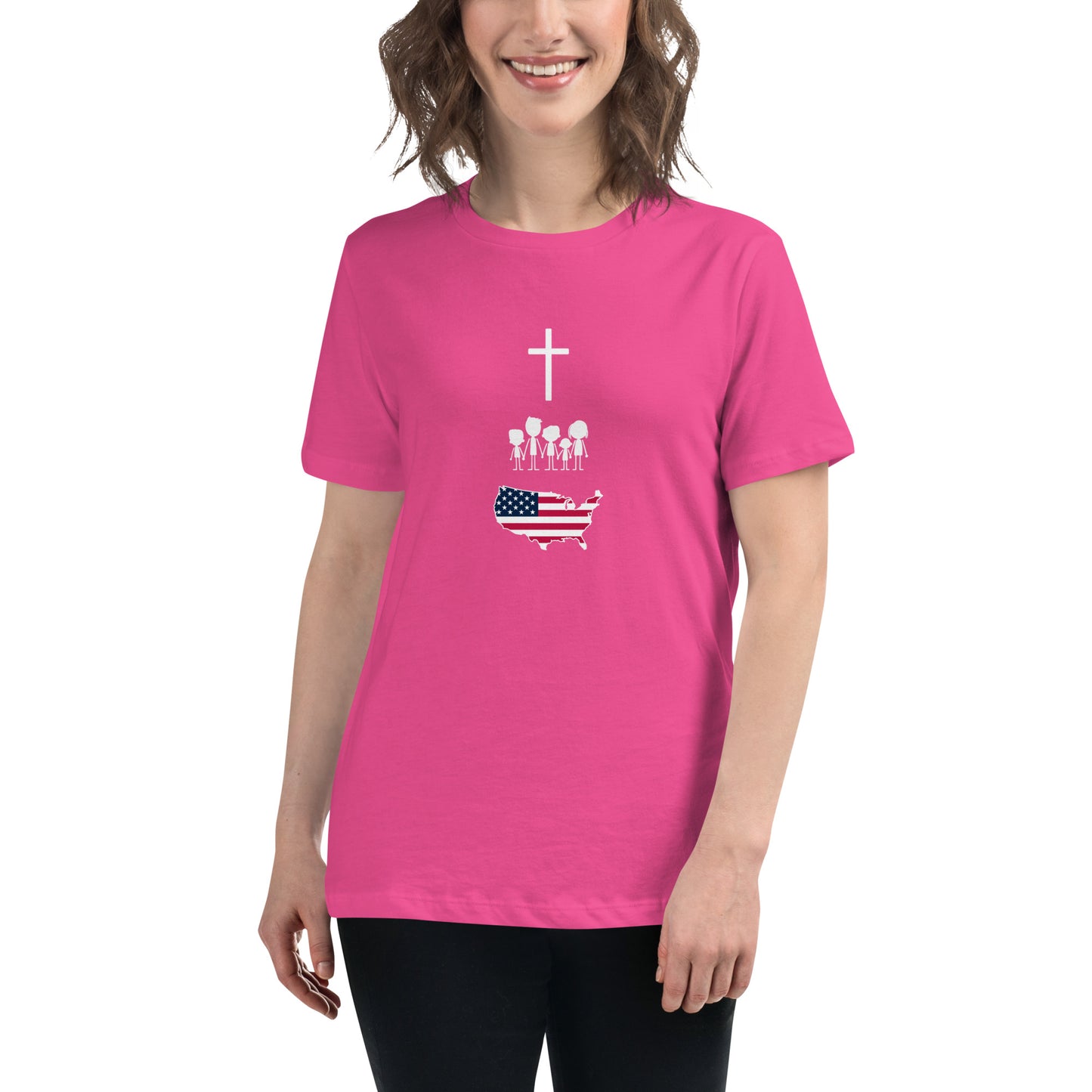 Faith Family Freedom Women's Relaxed T-Shirt