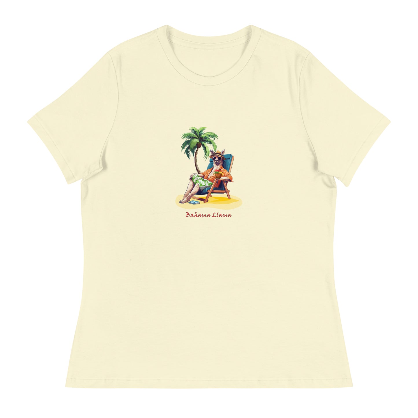 Bahama Llama Women's Relaxed T-Shirt