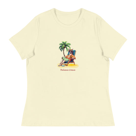 Bahama Llama Women's Relaxed T-Shirt