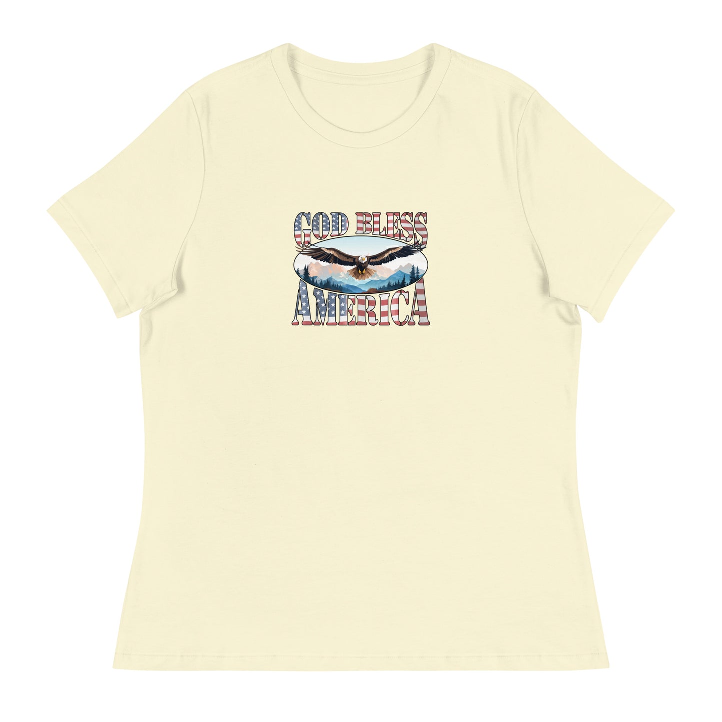 God Bless America Women's Relaxed T-Shirt