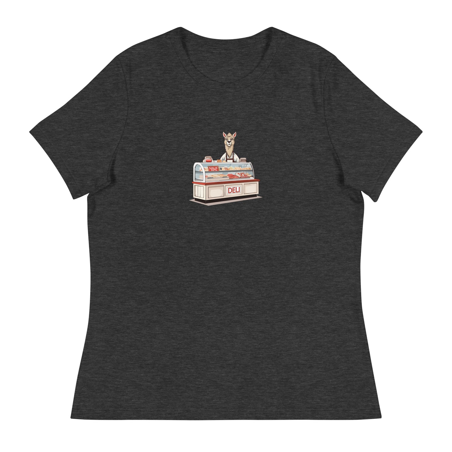 Llama At The Deli Women's Relaxed T-Shirt