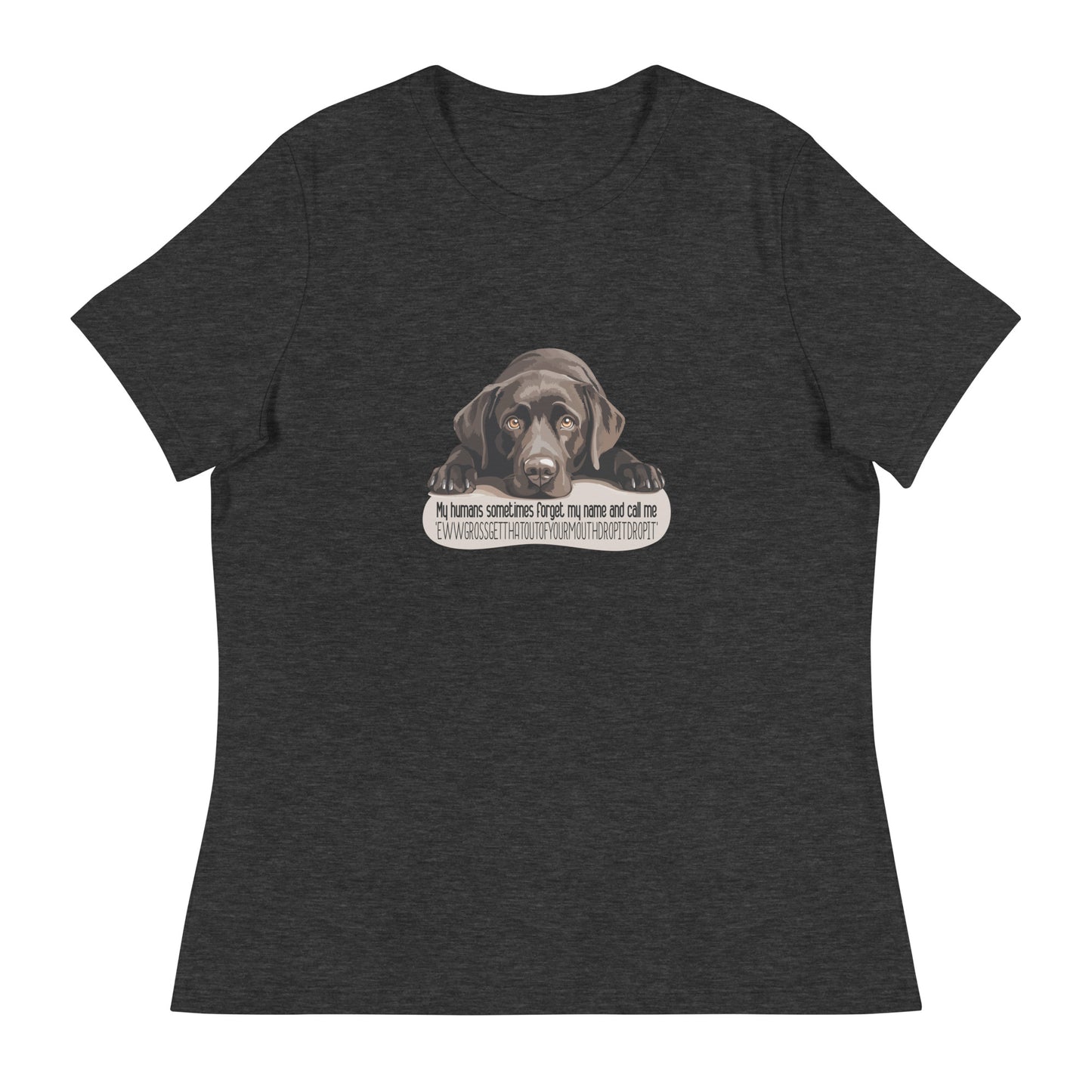 My Human Sometimes Forgets Women's Relaxed T-Shirt