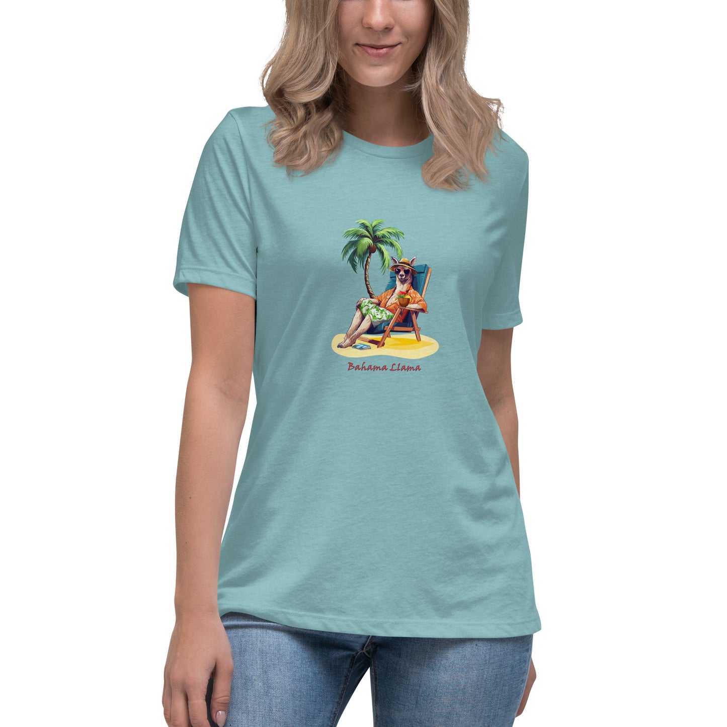 Bahama Llama Women's Relaxed T-Shirt