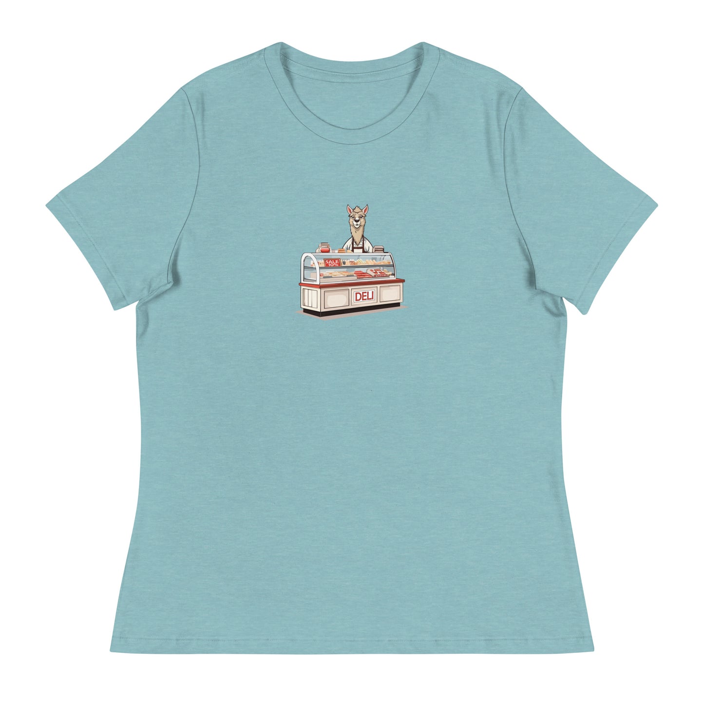 Llama At The Deli Women's Relaxed T-Shirt