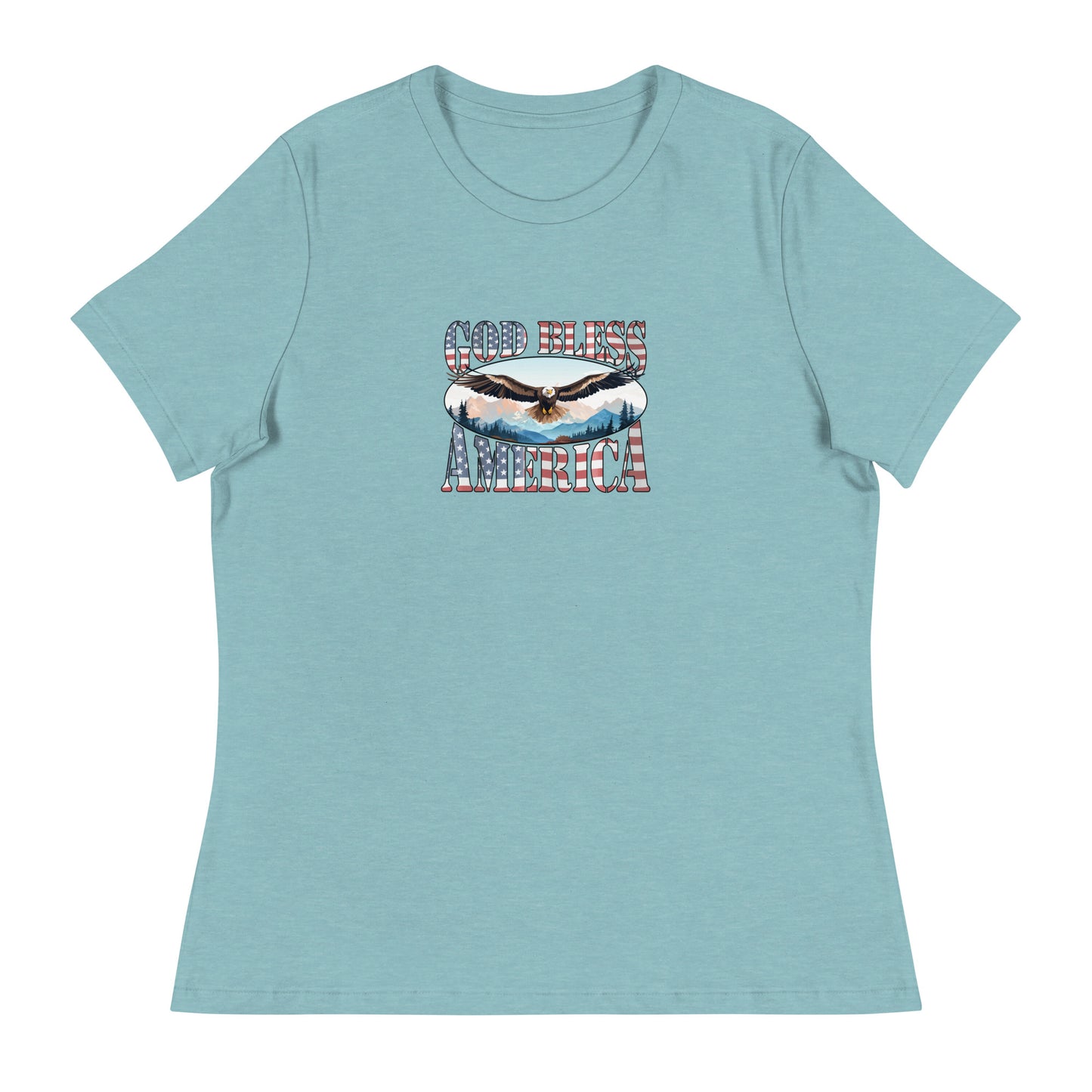 God Bless America Women's Relaxed T-Shirt