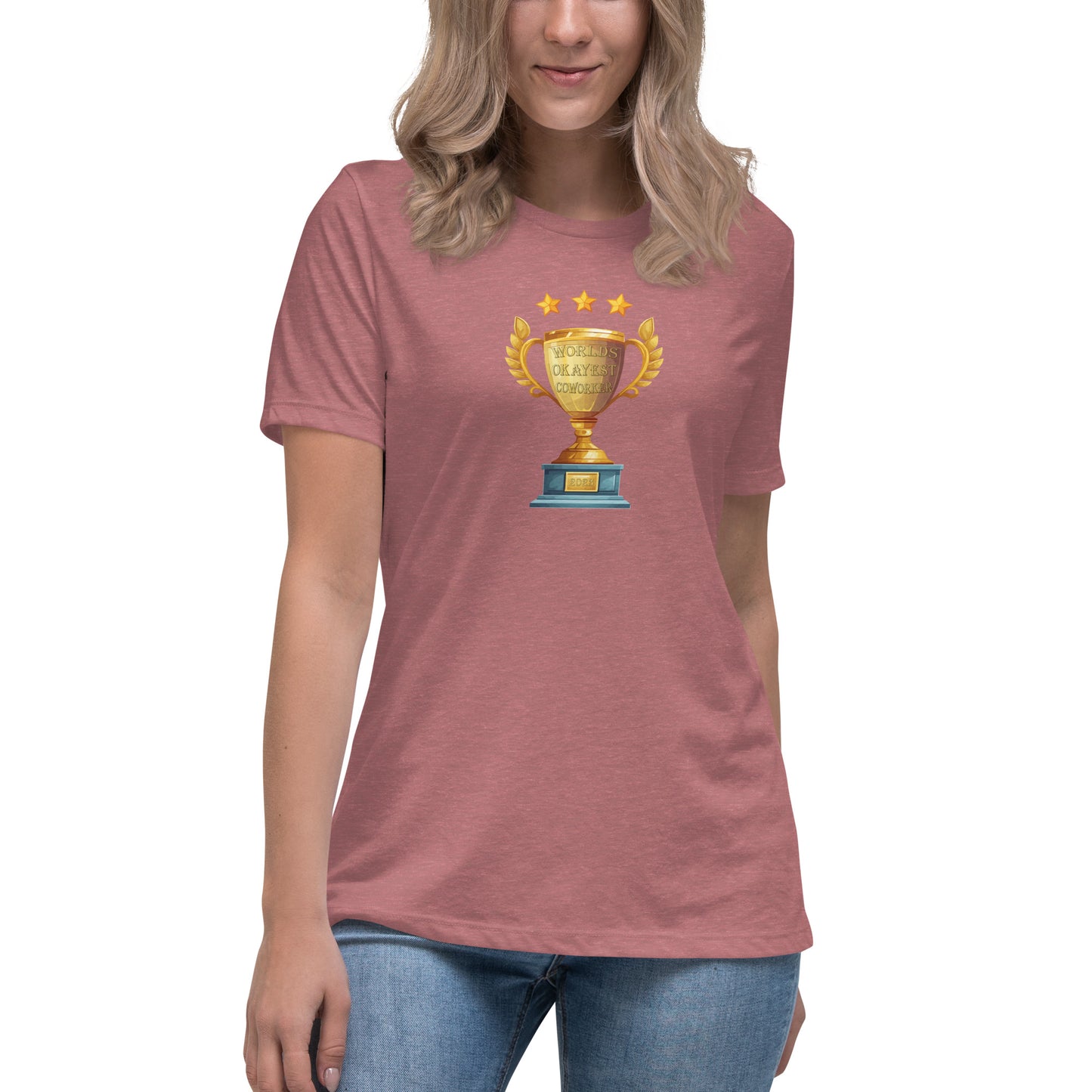 Worlds Okayest Coworker 2023 Women's Relaxed T-Shirt