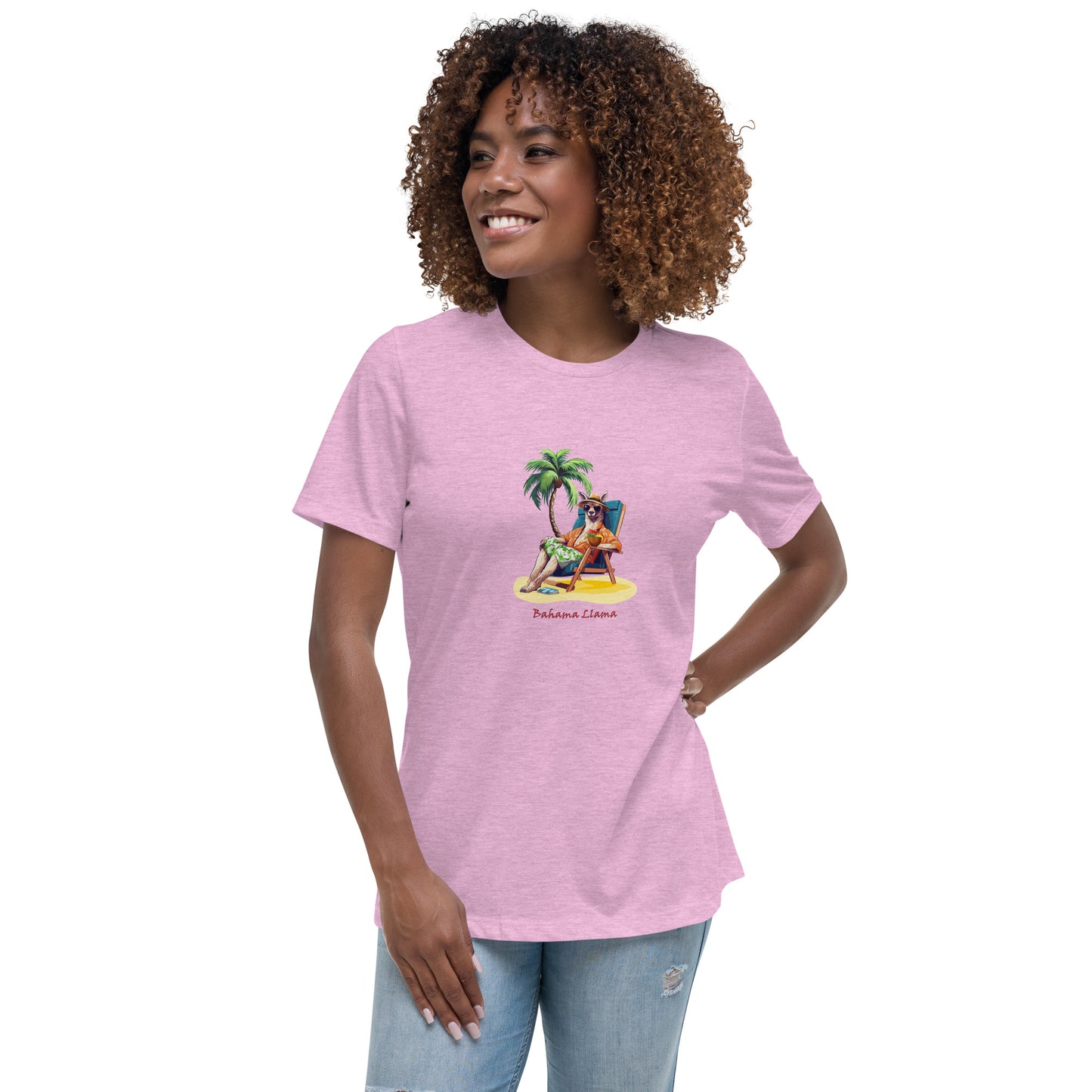 Bahama Llama Women's Relaxed T-Shirt