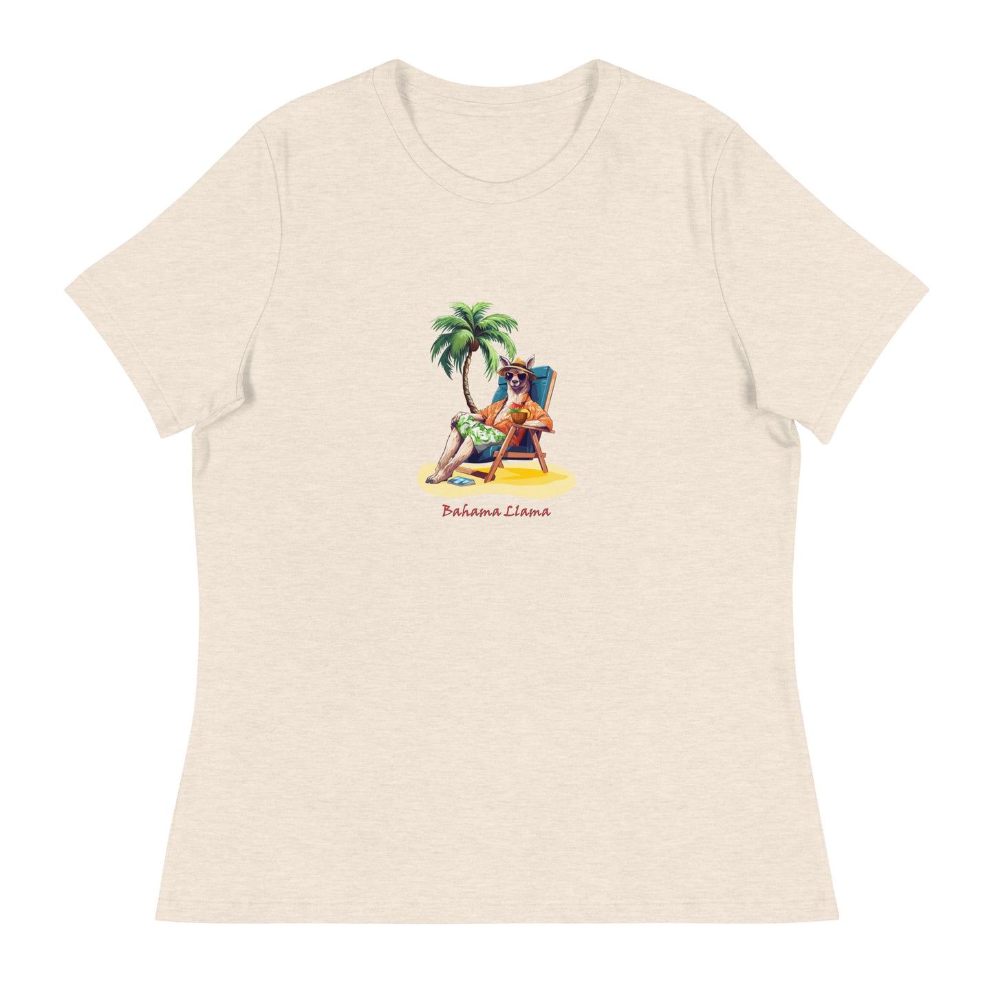 Bahama Llama Women's Relaxed T-Shirt