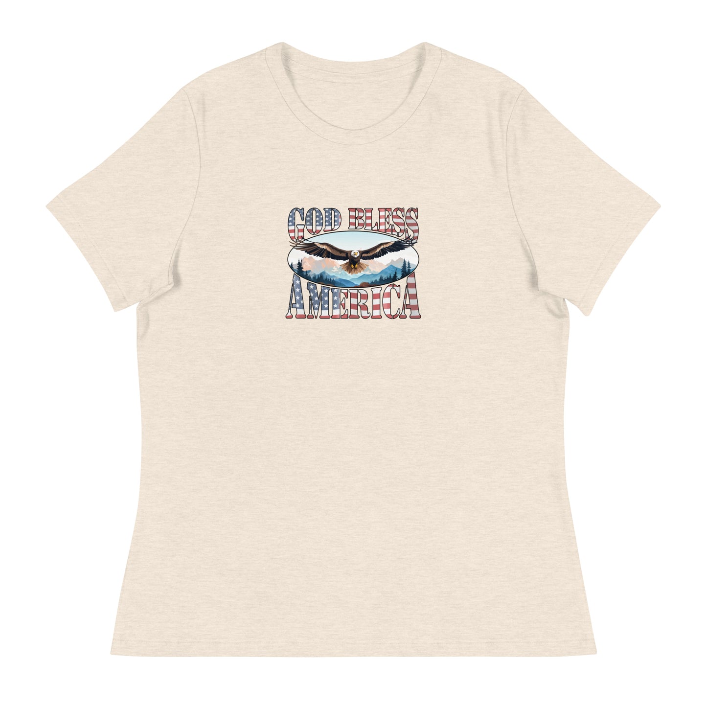 God Bless America Women's Relaxed T-Shirt