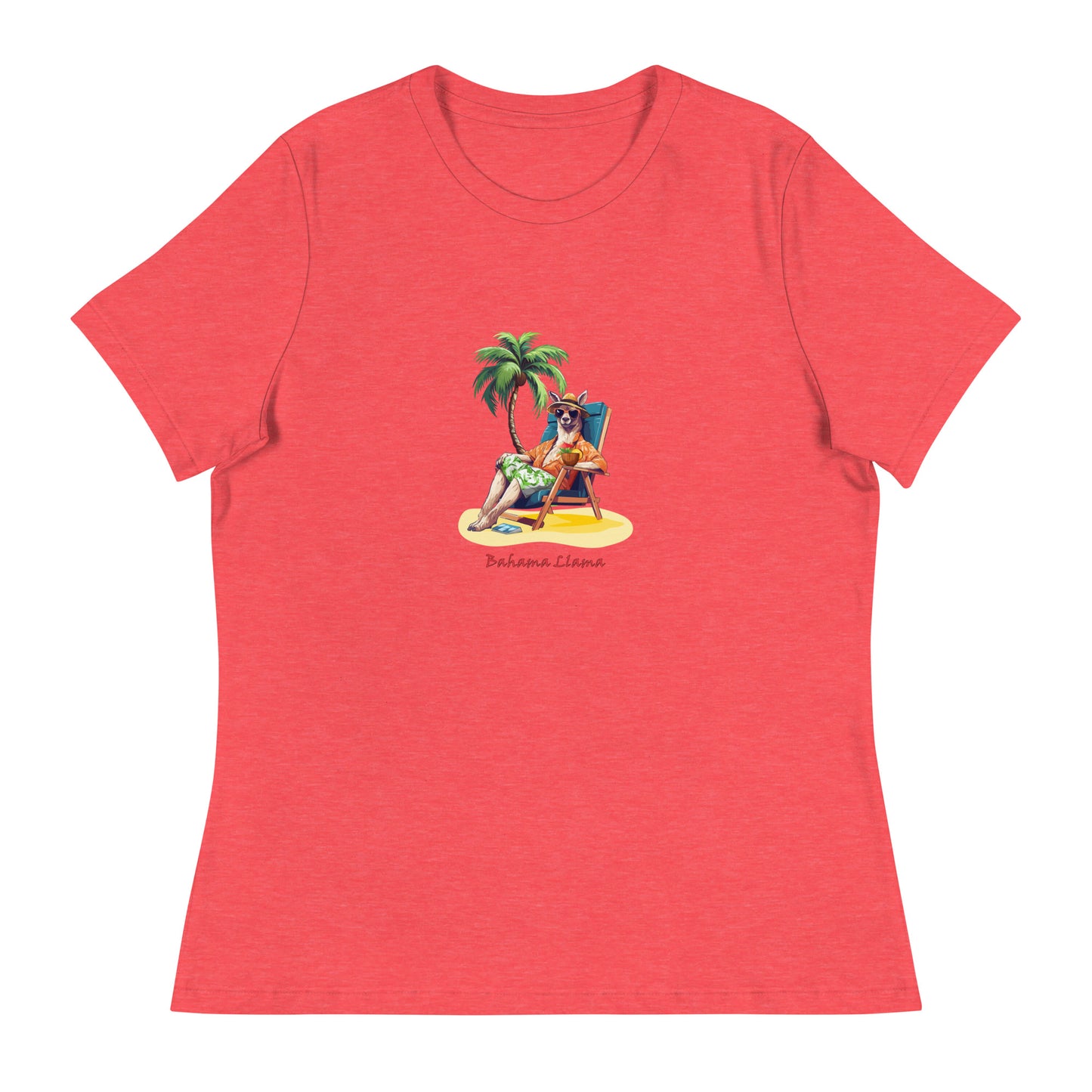 Bahama Llama Women's Relaxed T-Shirt