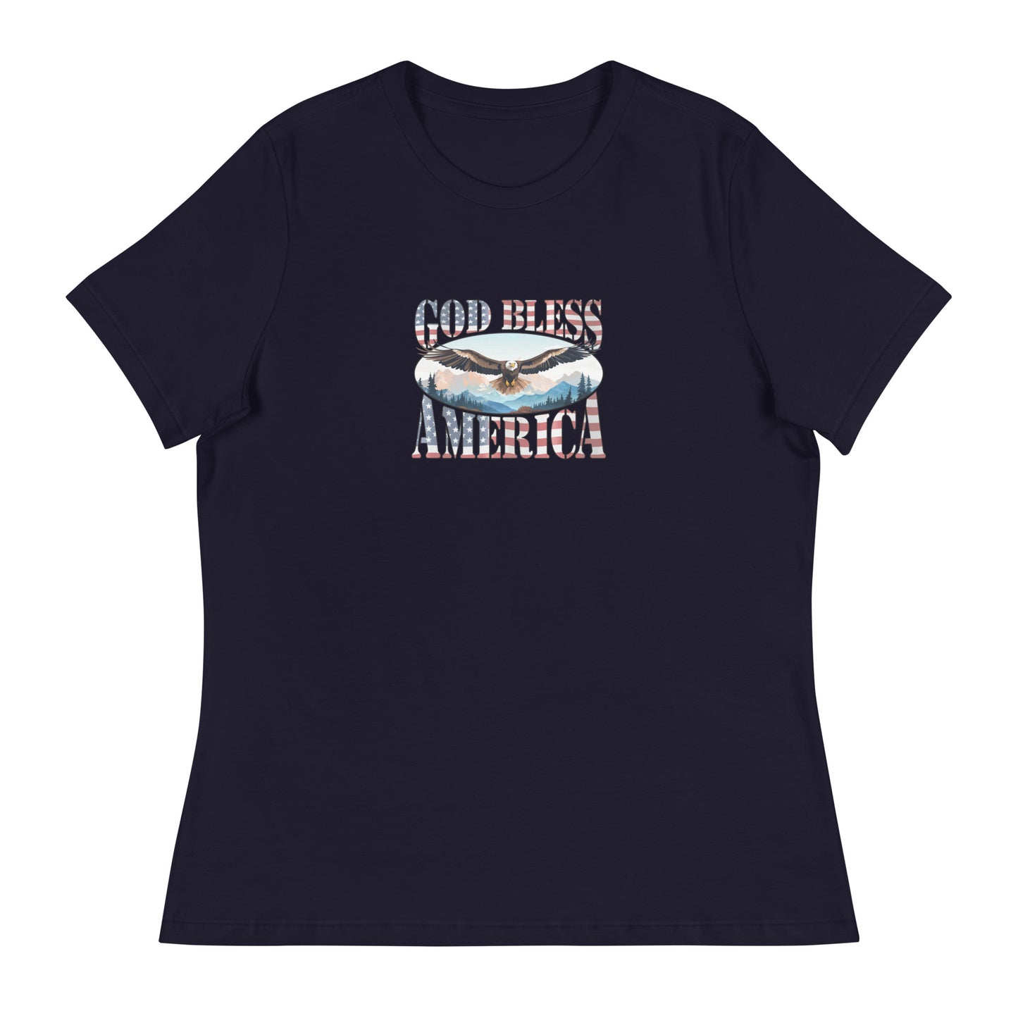 God Bless America Women's Relaxed T-Shirt