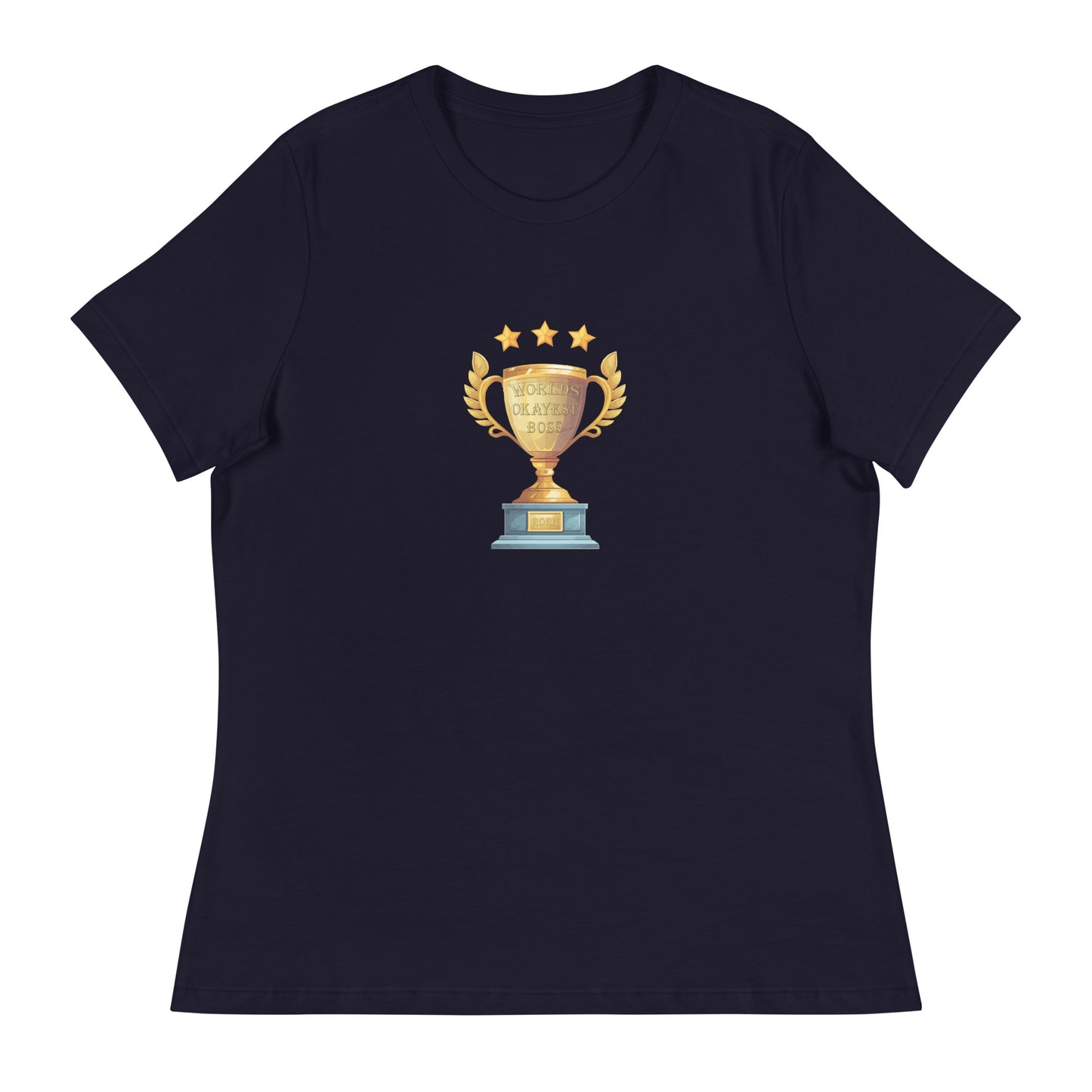 Worlds Okayest Boss 2023 Women's Relaxed T-Shirt