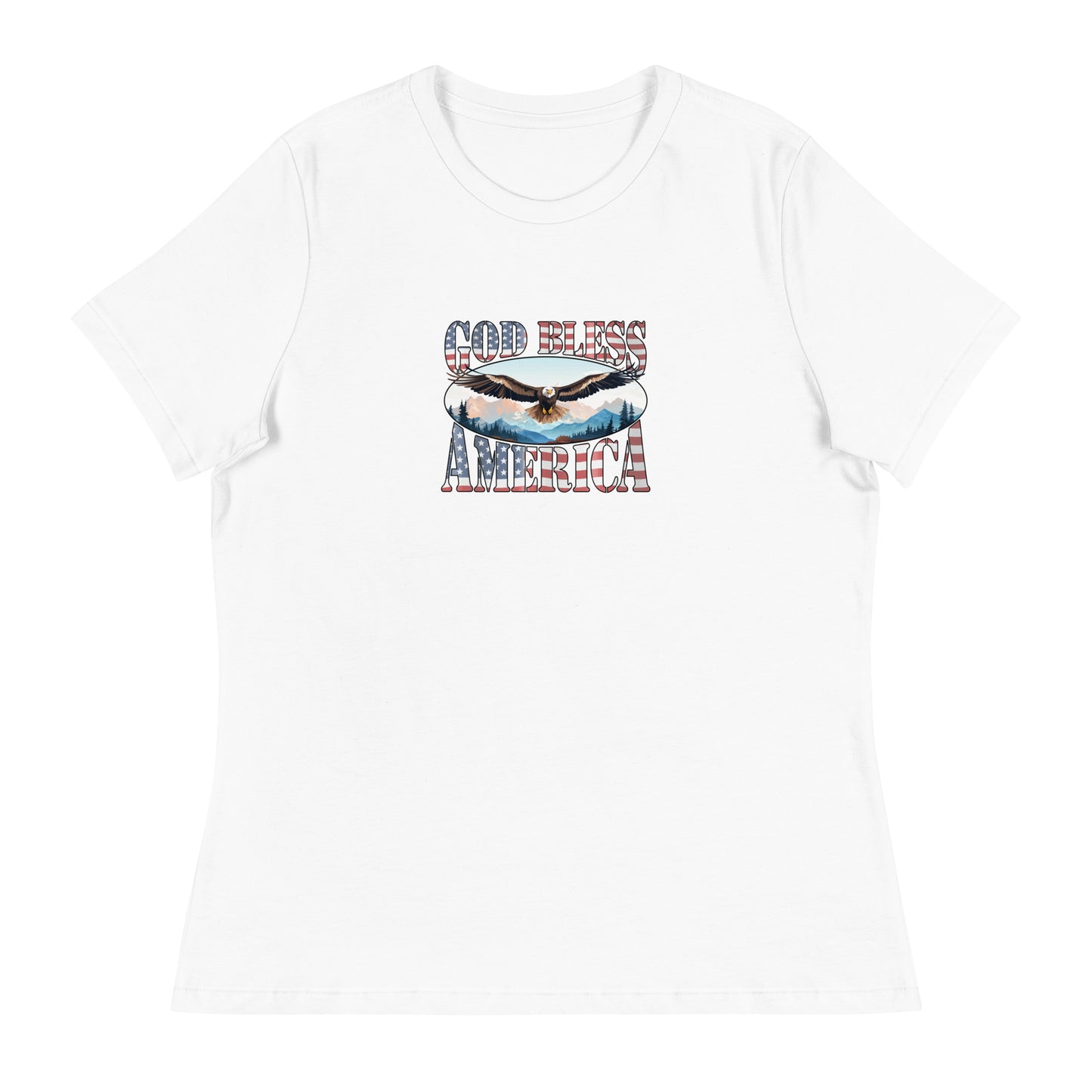 God Bless America Women's Relaxed T-Shirt